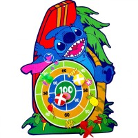 Дартс (герой, 2 шарика, 2 дротика, мишень, крючок) в пакете