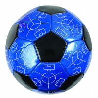Мяч футбольный размер №5, материал мягкого EVA (СИНИЙ)
