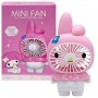 Вентилятор "MINI FAN", встроенный аккумулятор, USB Type-C, в коробке (MY MELODY) (MiC)