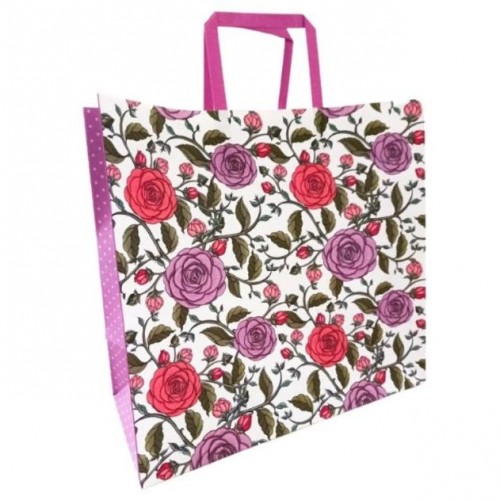 Пакет бумажный с ручками (32х30х15 см) (Bourgeois)