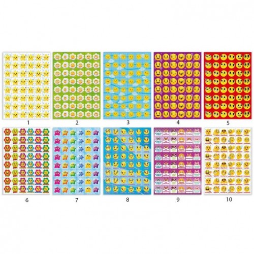 Наліпки стікери "Оцінка" формат А5 (Експрес Удачі)