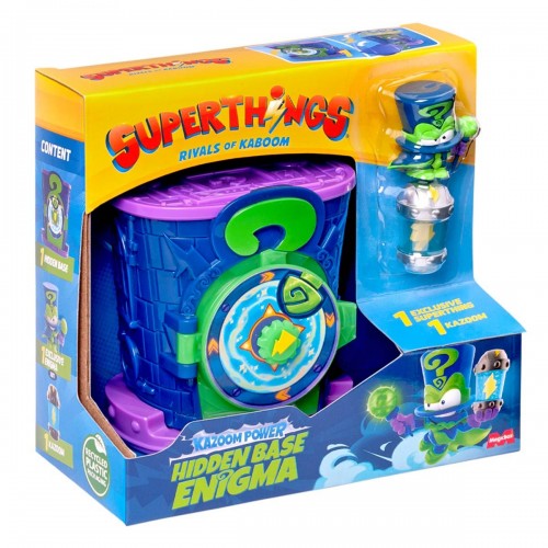 Игровой набор SUPERTHINGS серии "Kazoom Power" - СКРЫТАЯ БАЗА ЭНИГМА (SuperThings)