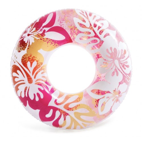 Детский надувной круг (РОЗОВЫЙ) от 9 лет (Intex)