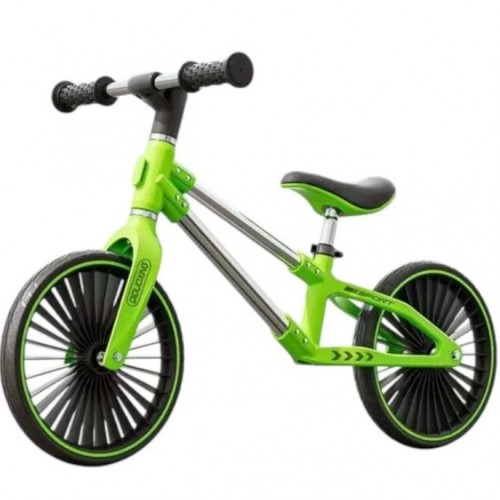 Велобіг сталевий, колеса 12 дюймів PU,зелений (у короб. 63*16*43 см) (MiC)