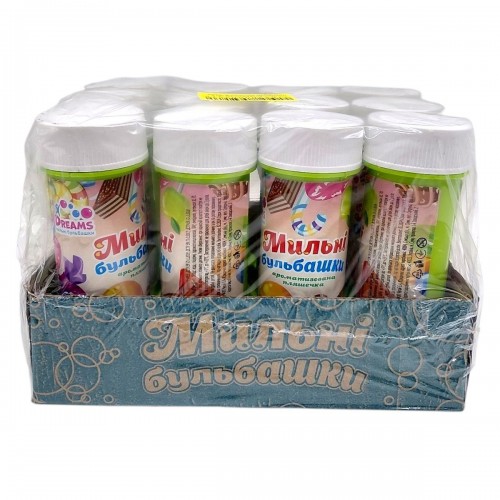 Мыльные пузыри, 60 мл, с Ароматом (12 шт) (Dreams)