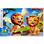 Гра-пазл 24 елементи "Левенята" (Київська фабрика іграшок)
