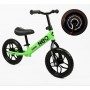 Двоколісний дитячий біговел-велобіг, колеса ЕВА (піна) 12 дюймів, з підсвіткою, зелений (МІС)