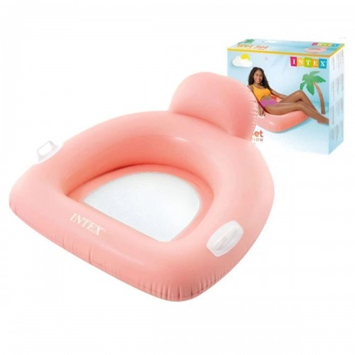Надувной плотик в коробке 114x107 см (Розовый) (Intex)