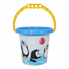 Детское ведерко с ручкой, (3, голубое)