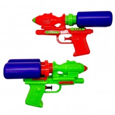 Водный пистолет, размер: 18х7х10 см, механический принцип, 2 резервуара для воды (микс видов)