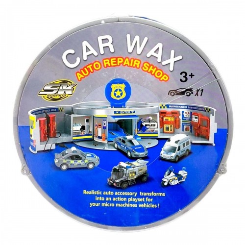 Паркінг "Автомайстерня" з металевою машинкою (КОМАНДА ПОЛІЦЕЙСЬКИХ) (MiC)