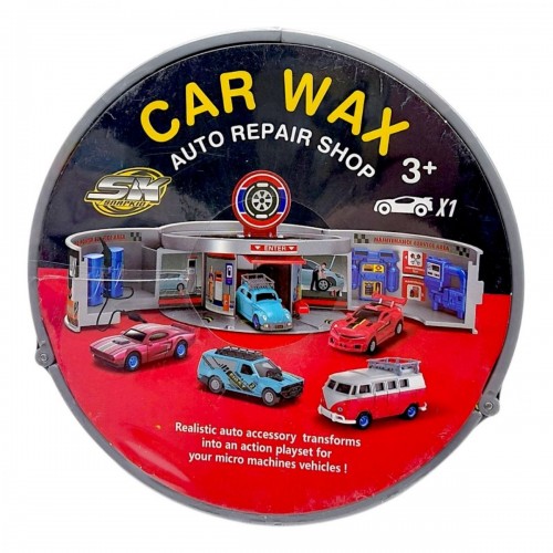 Паркінг "Автомайстерня" з металевою машинкою (КОМАНДА ГОНЩИКІВ) (MiC)