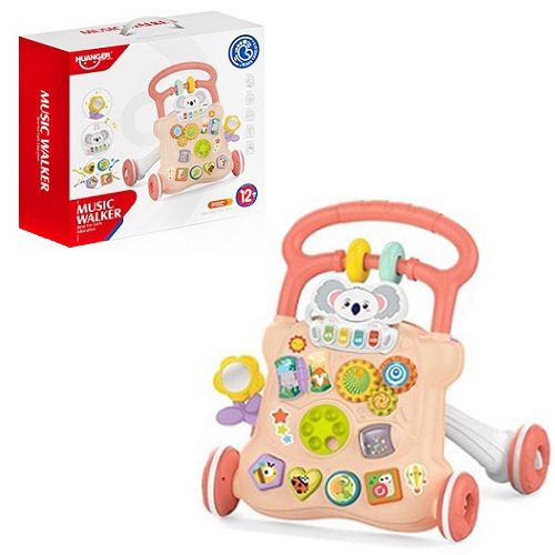Каталка "Music Walker" Первые шаги (БЕЖЕВАЯ) (MiC)