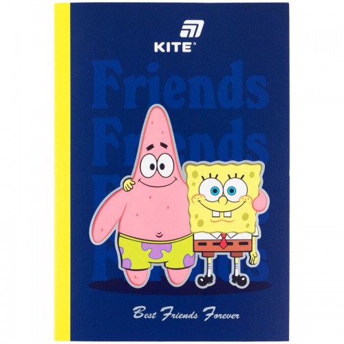 Блокнот м'яка обкл. А5, 40 арк., клітинка, SB (Kite)