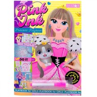 Многоразовая книга задач для девочек Pink Ink 