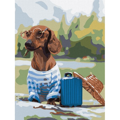 Картина по номерам "Маленький путешественник"★★★ (Ідейка)