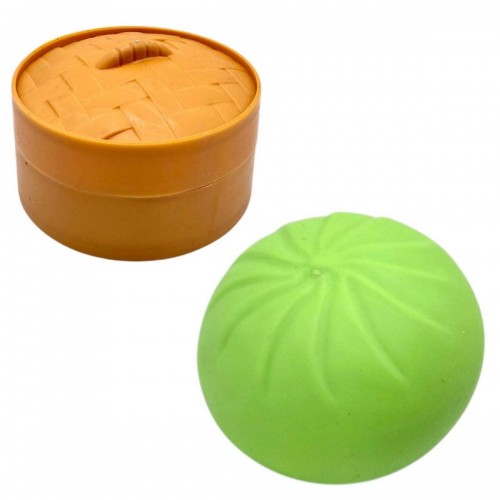 Антистрес (сквіш) "Dumpling", пельмень,10 см (зелений) (MiC)