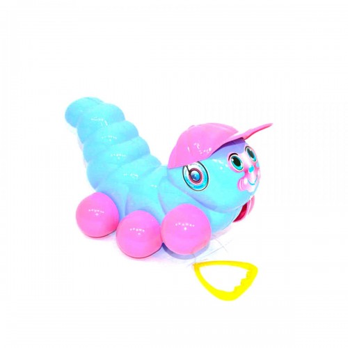 Каталка Гусеница голубой. (Максимус)