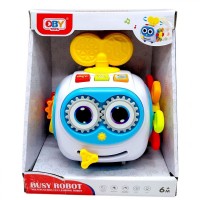 Бізібол-робот для розвитку дрібної моторики (музика, світло, кор.20*10,5*16,6 см)