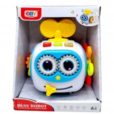 Бізібол-робот для розвитку дрібної моторики (музика, світло, кор.20*10,5*16,6 см)