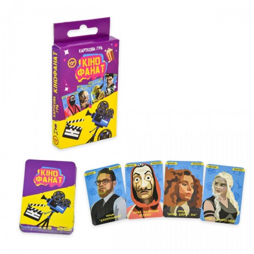 Настольная игра "Кинофанат" на украинском языке (Strateg)