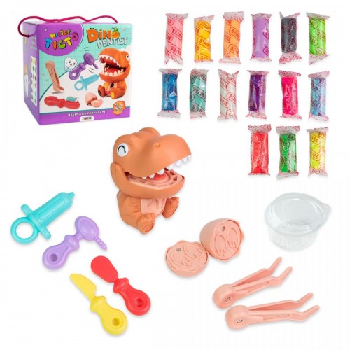 Набір для творчості "Містер Тісто: Dino Dentist" (укр) (Strateg)