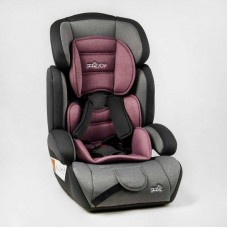 Автокрісло JOY, колір - сіро-рожевий, універсальне, з бустером, група 1/2/3, вага дитини від 9-36 кг, в пакеті