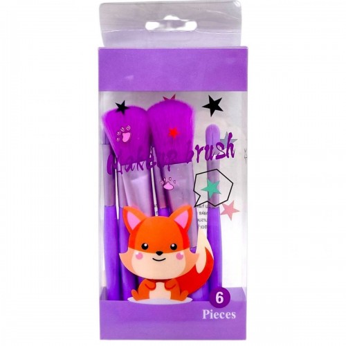 Набір пензликів для макіяжу та аквагриму (ФІОЛЕТОВИЙ) (MiC)