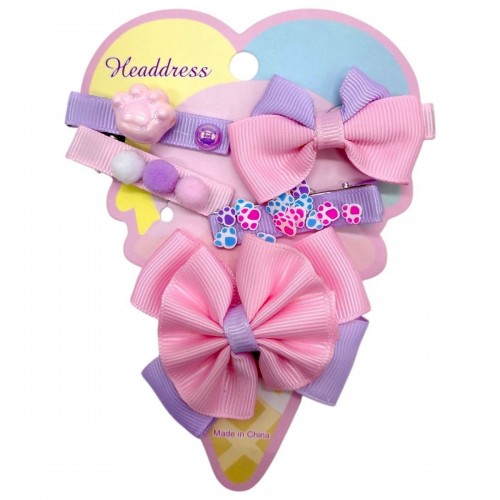 Аксесуари для дівча заколочки, прикраси для волосся (РОЖЕВИЙ) (MiC)
