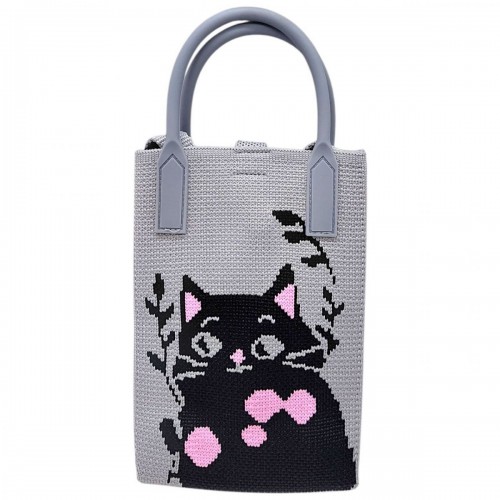 Дитяча сумочка "Кошеня" 18х12см (СІРА) (MiC)