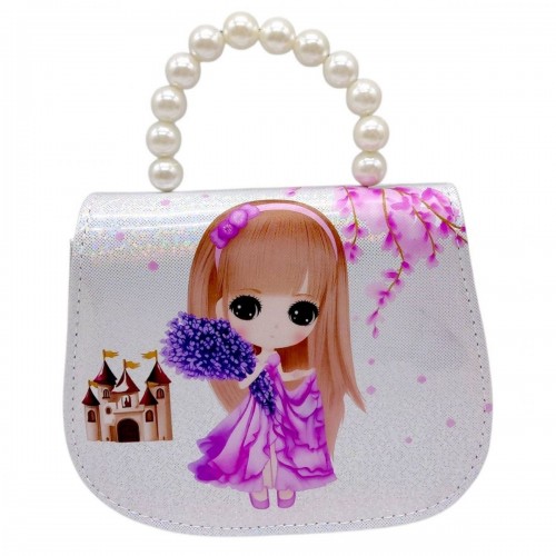 Детская сумочка "Девочка" (БЕЛАЯ) (MiC)