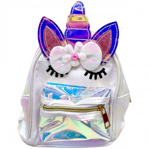 Рюкзак дитячий "Єдиноріг" (БІЛИЙ) (MiC)