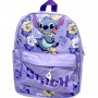 Рюкзак детский "Stitch/Стич" 34х12х26 см (Сиреневый) (MiC)