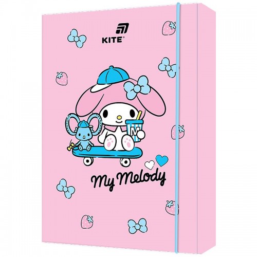 Папка для тетрадей B5, на резинках, картон, HK-2 (Kite)