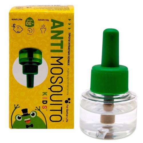 ЖИДКОСТЬ ОТ КОМАРОВ 30 НОЧЕЙ ANTI MOSQUITO KIDS, 15,3 мл (ANTI MOSQUITO)