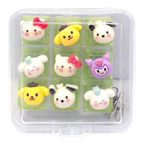 КЛАВІАТУРА-БРЕЛОК LED 9 КНОПОК (SANRIO) мікс (TechnoDrive)