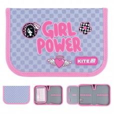 Пенал Kite 1 отд., 1 отв., без наполнения 621 Girl's Power