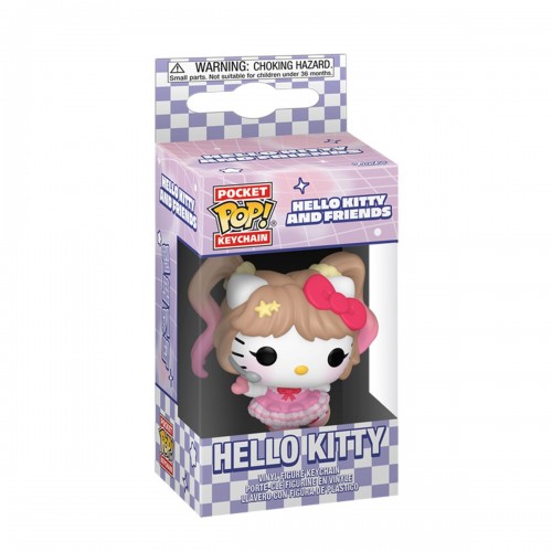Игровая фигурка на клипсе серии "Hello Kitty" - ХЭЛОУ КИТТИ (K-POP) (Funko)