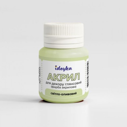 Акрил для декора (Светло-оливковый) (Ideyka)