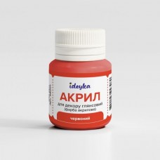 Акрил для декора - (Красный)