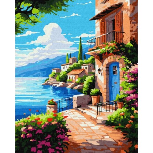 Картина по номерам - Спокойствие у волн ©art_selena_ua (Ideyka)