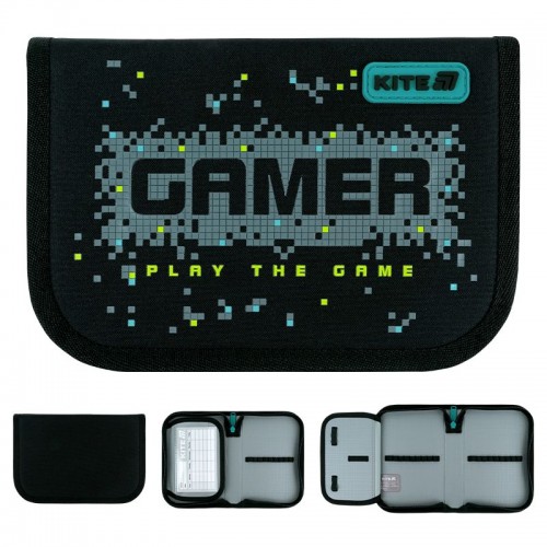Пенал Kite 1 отд., 1 отв., без наполнения 621 Play the Game (Kite)