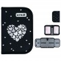 Пенал Kite 1 отд., 2 отв., без наполнения 622 Black&Silver (Kite)
