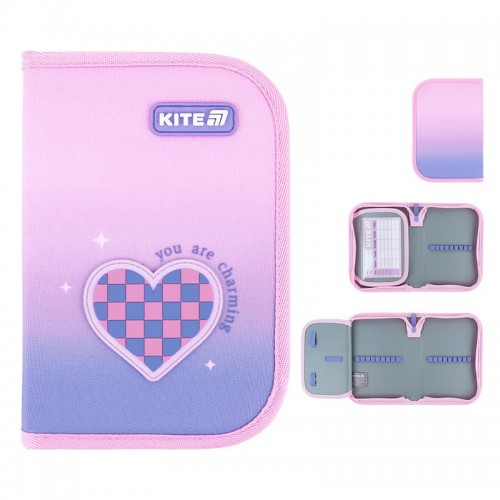 Пенал Kite 1 отд., 1 отв., без наполнения 621 Charming (Kite)