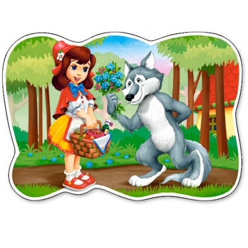 Пазлы "Красная шапочка" maxi, 12 элементов (Castorland)