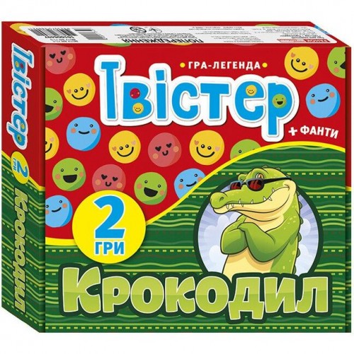 Гра "Твістер+крокодил (укр) (Ранок)