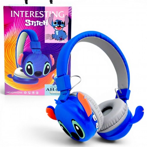 ДИТЯЧІ НАВУШНИКИ "СТИЧ / Stitch" (СИНІ) (MiC)