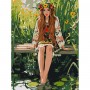 Картина по номерах "Очі, що чекають" 30х40см (Ідейка)