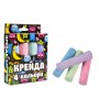 Крейда Велика кругла - 4 штуки, різнокольорова (Strateg)