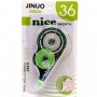 Корректор ленточный 5мм*36м JINUO (ЗЕЛЕНЫЙ) (MiC)